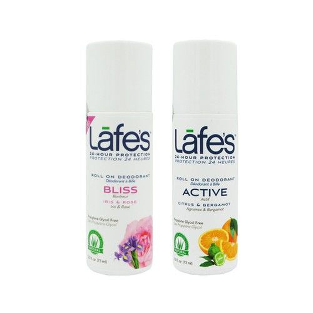 美國 Lafe's organic - 純自然體香劑雙入組-粉嫩+運動