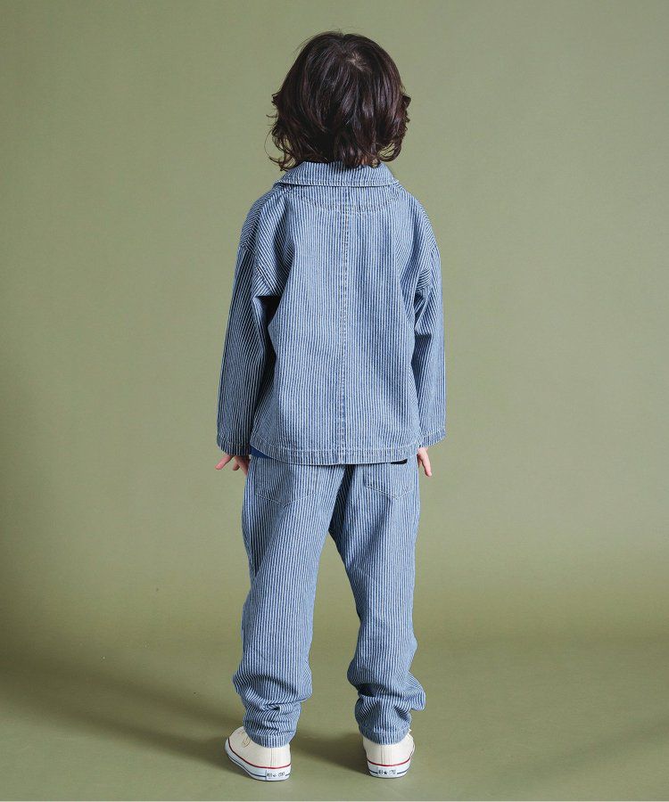 日本 BREEZE - 美式帥氣翻領夾克/薄外套-格紋-黑白