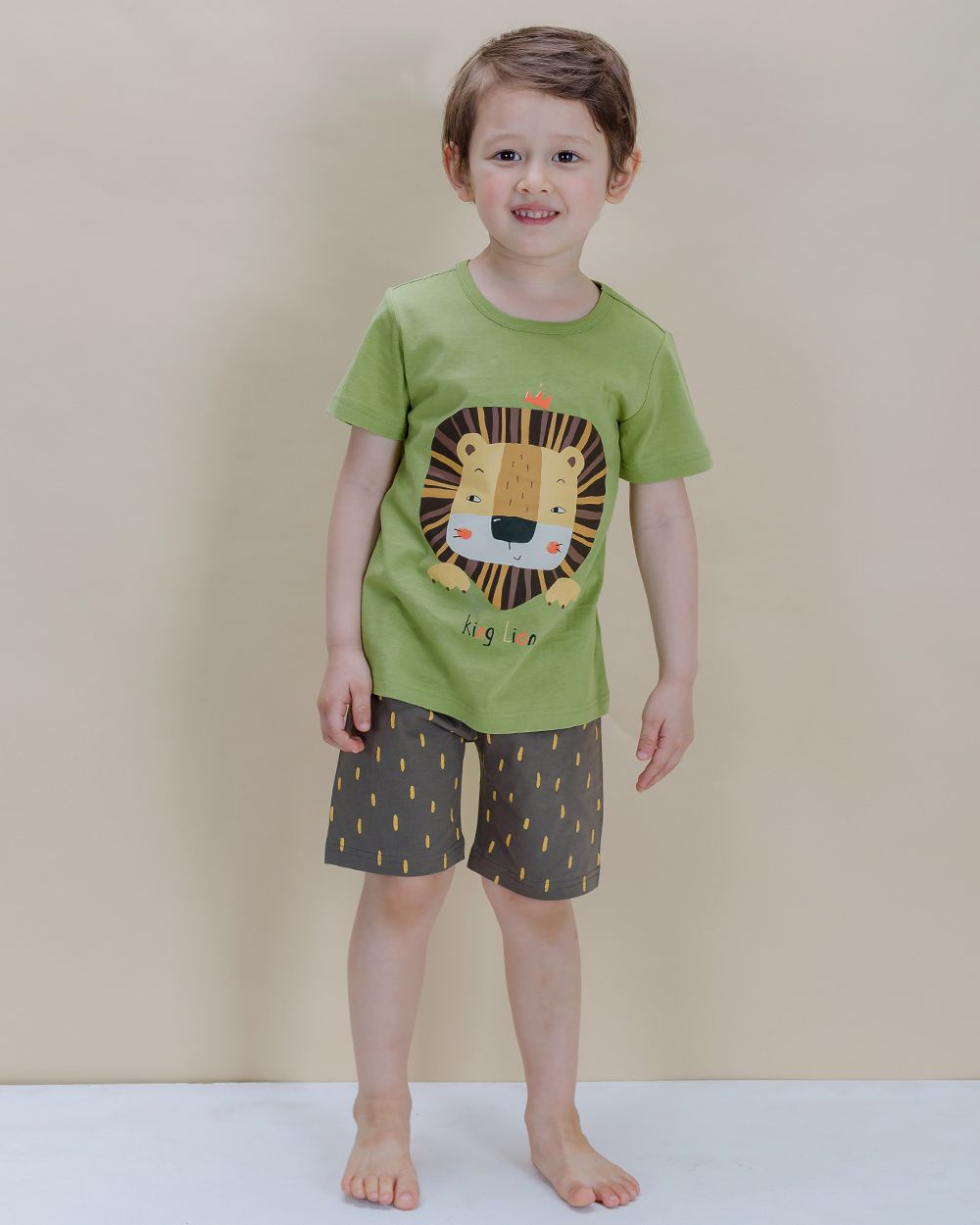 韓國 Sopoliini 童趣北歐風☺ 夏季純棉套裝 / 家居服