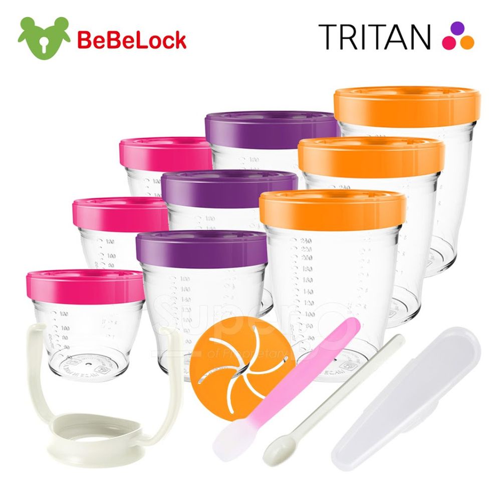 韓國BeBeLock - Tritan儲存杯14件組