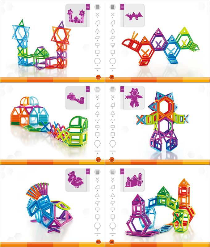 美國 guidecraft - 磁力空心積木-100件