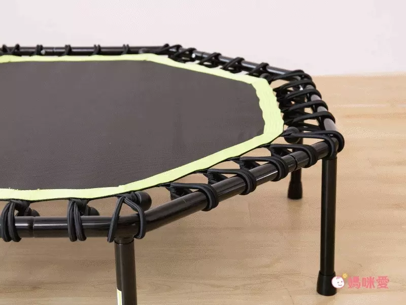 靜音扶手彈跳床【JumpMoon】8邊形結構更穩固