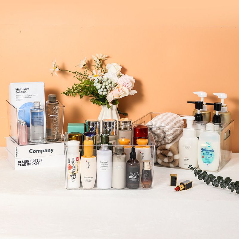 有提把透明收納盒-中號 (29.5x19x15.2cm)