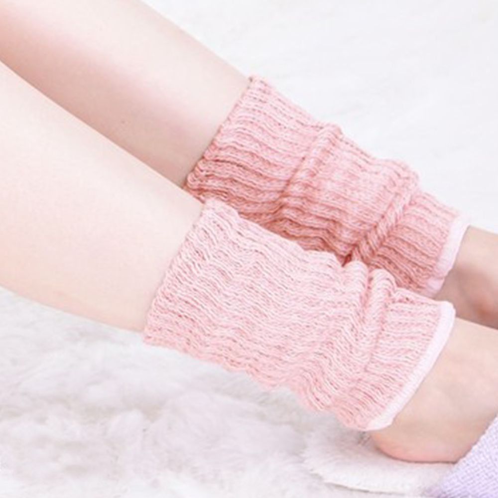 日本女裝代購 - 日本製 保暖襪套(絲綢添加)-長度23cm-雜粉 (F)
