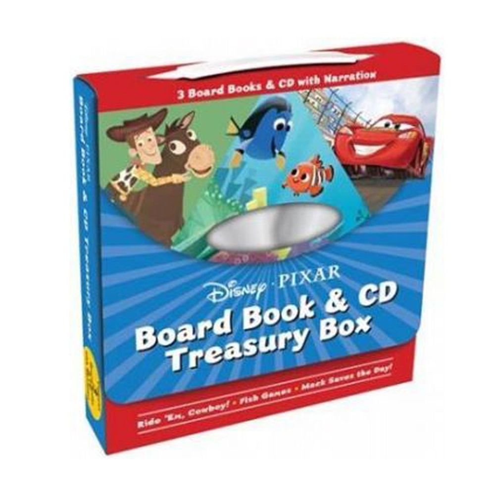 迪士尼系列CD有聲書-Disney Pixar Board Book & CD Treasury Box 迪士尼-皮克斯電影厚頁書&CD盒