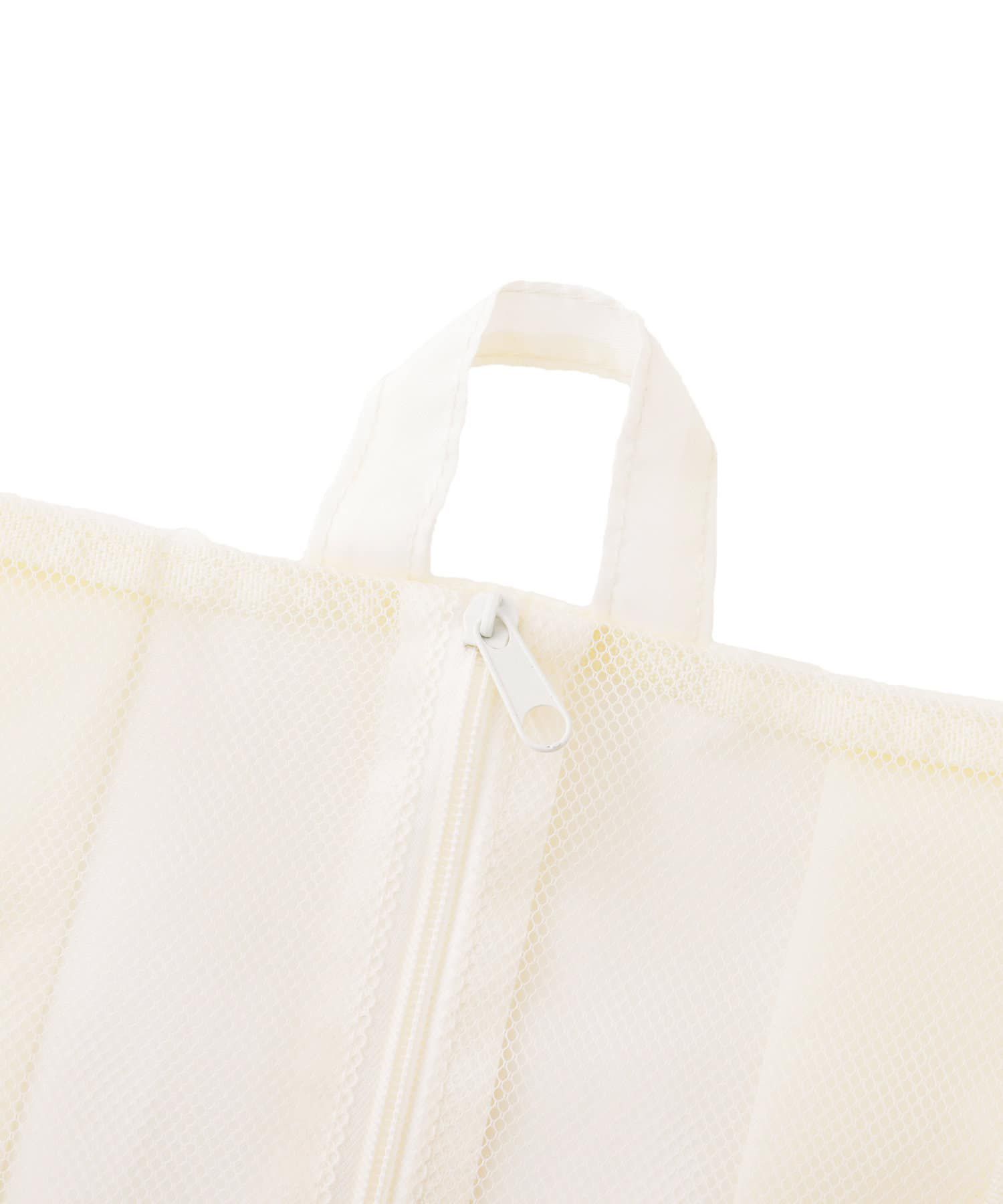 日本代購 - 網眼式旅行收納袋1件組(附掛勾)-淺灰 (M(25×44×12cm))