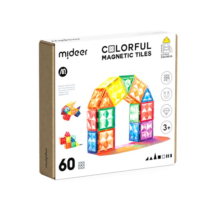 MiDeer - 多彩透光磁力片(60片)