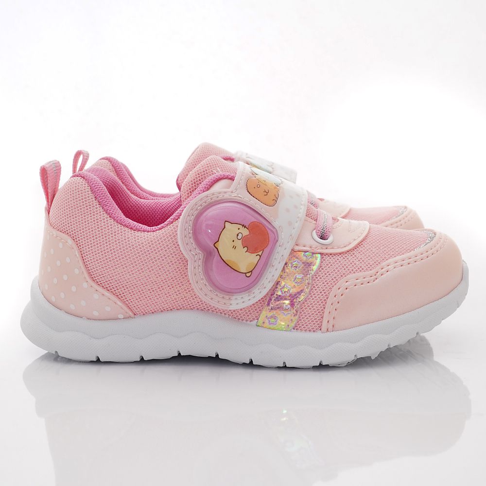 角落生物 - 台灣製電燈運動鞋(中小童段)-運動鞋-粉