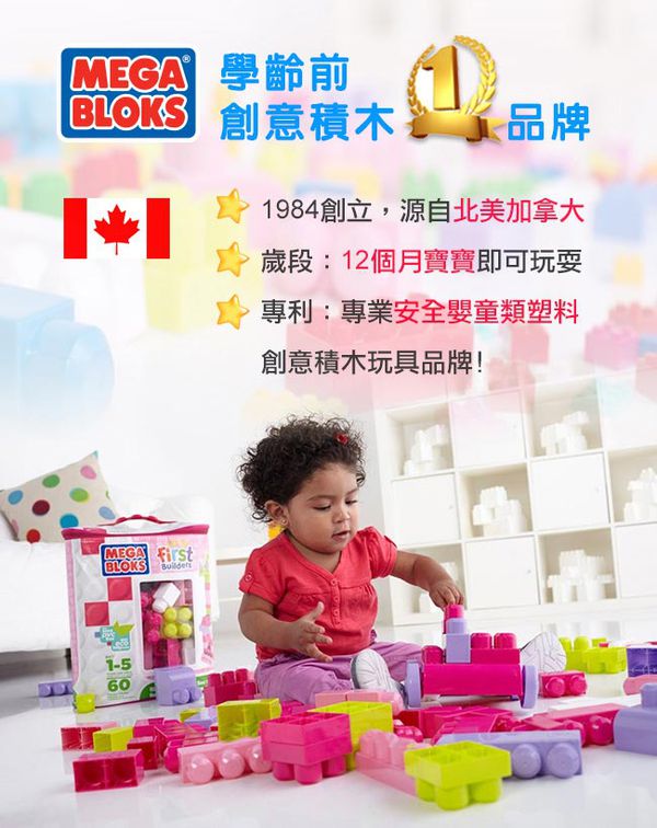 MEGA BLOKS - 費雪美高午餐盒組