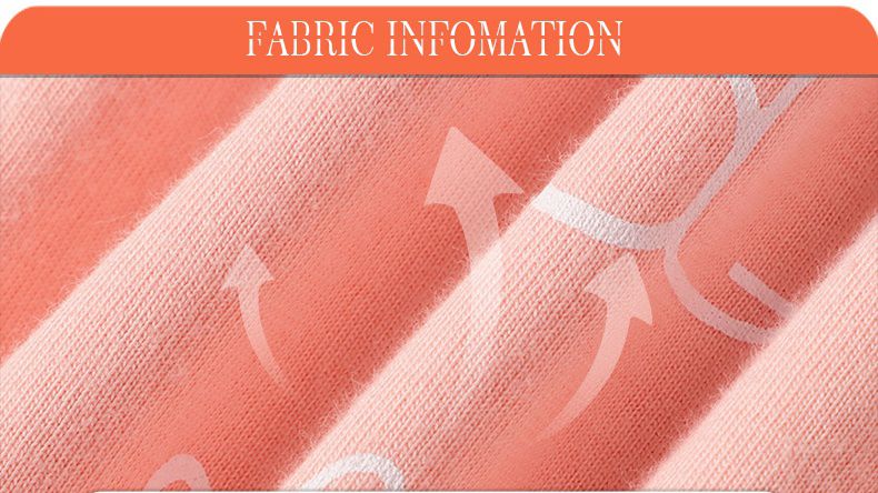 Jumping meters - 棉質圓領短袖洋裝-兔子-粉色