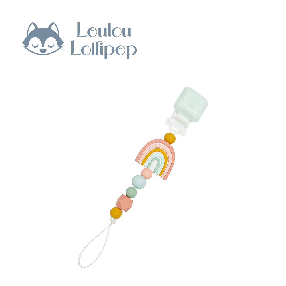 造型奶嘴鍊夾系列 ( 甜心版)-幸運彩虹