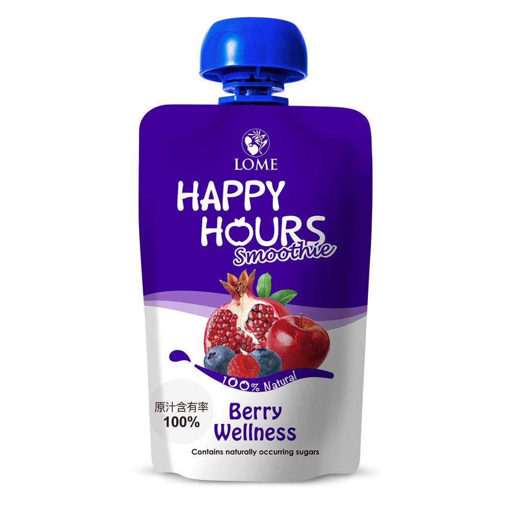 HAPPY HOURS - 生機纖果飲(蘋果/ 紅石榴/ 覆盆莓/ 藍莓)100g