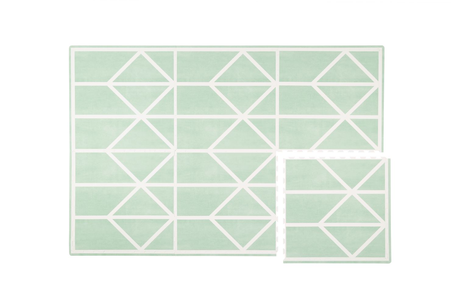 德國 toddlekind - 北歐風系列遊戲地墊-抹茶綠-一組6片