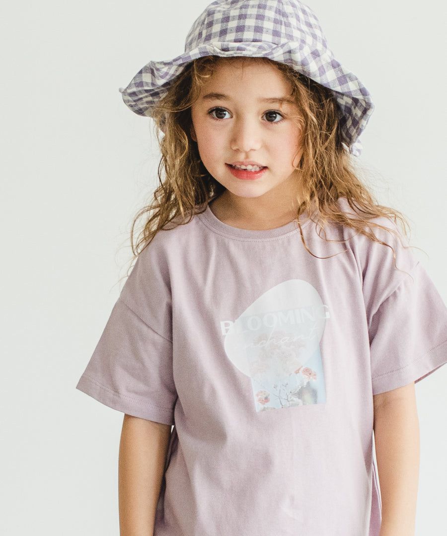 日本 PAIRMANON - 100%柔棉 印花前短後長短袖洋裝-NIPPY-摩卡