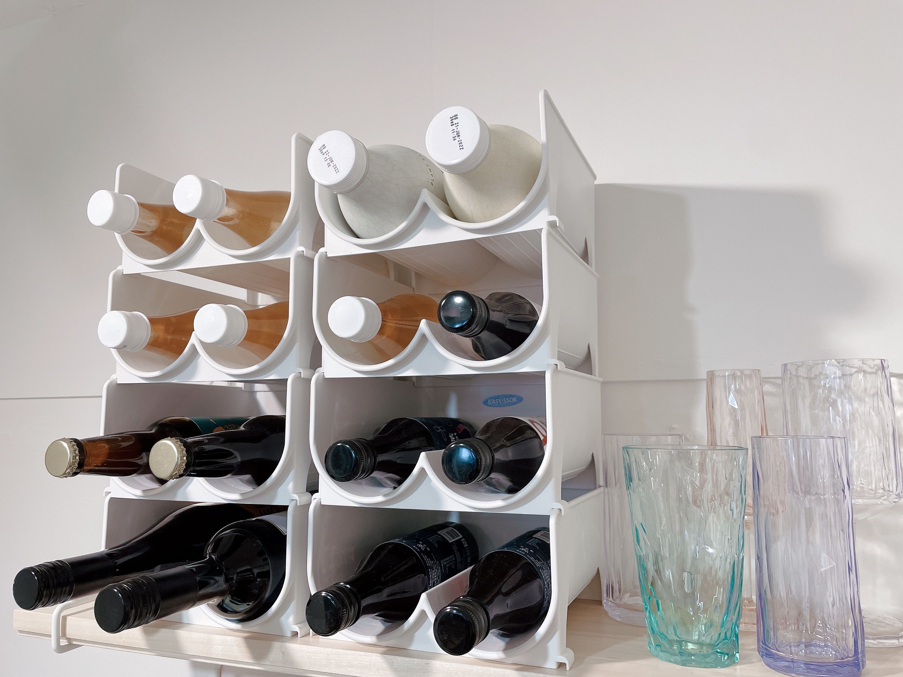 理理 liil - 韓國EASY-SSOK 可堆疊瓶罐收納架 (200x200x100mm)