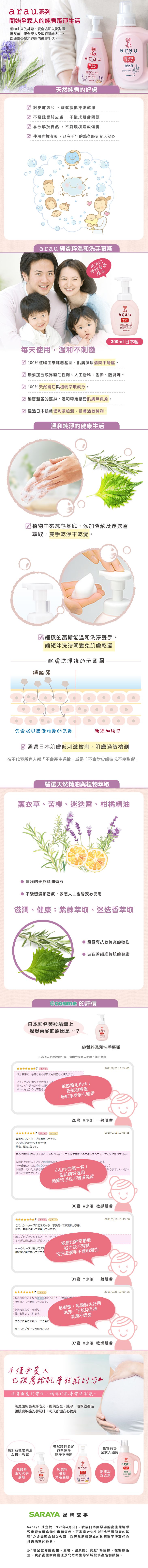 arau.baby 日本製｜無添加｜寶寶洗沐、洗衣系列