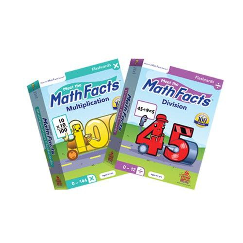 Preschool Prep - Math 乘除法閃卡-2盒