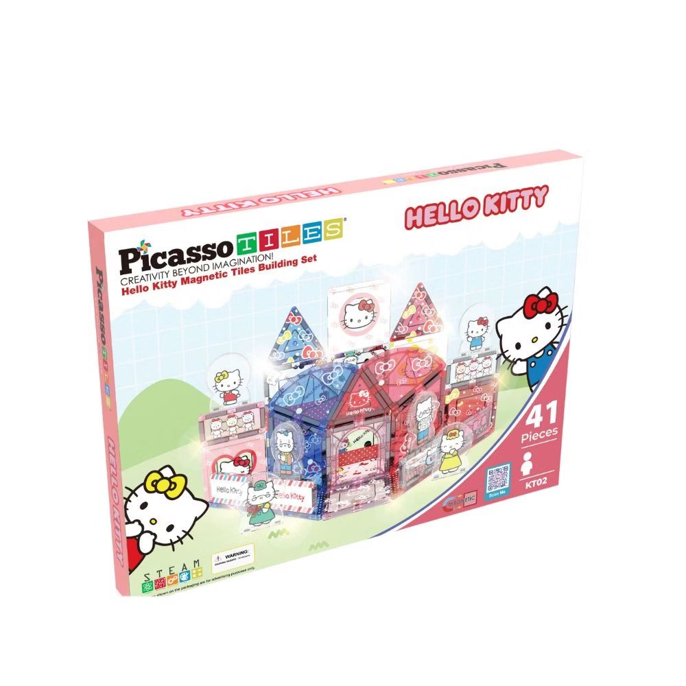 三麗鷗系列彩繪磁力片-Hello Kitty 41PCS