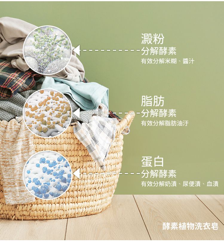 nac nac - 酵素植物洗衣皂(馬鞭草香)-4入