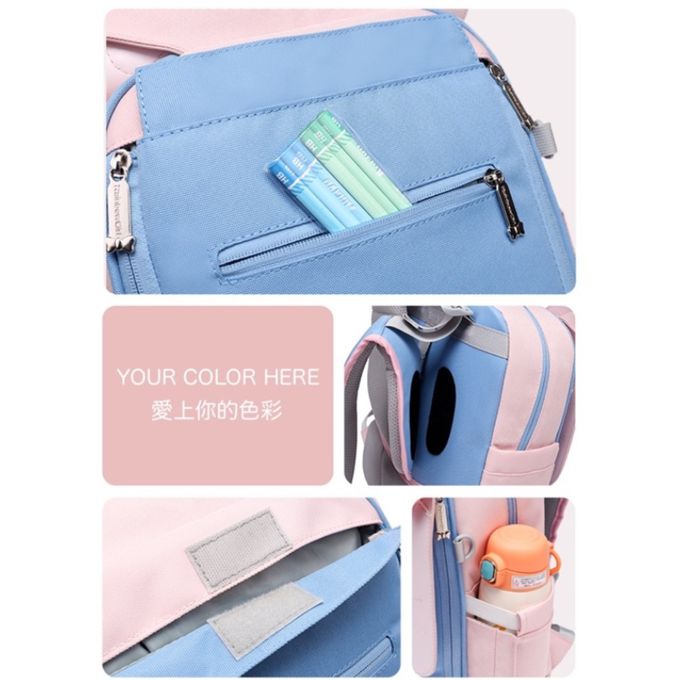 Rainbow Girl - 喵咪包-天空藍