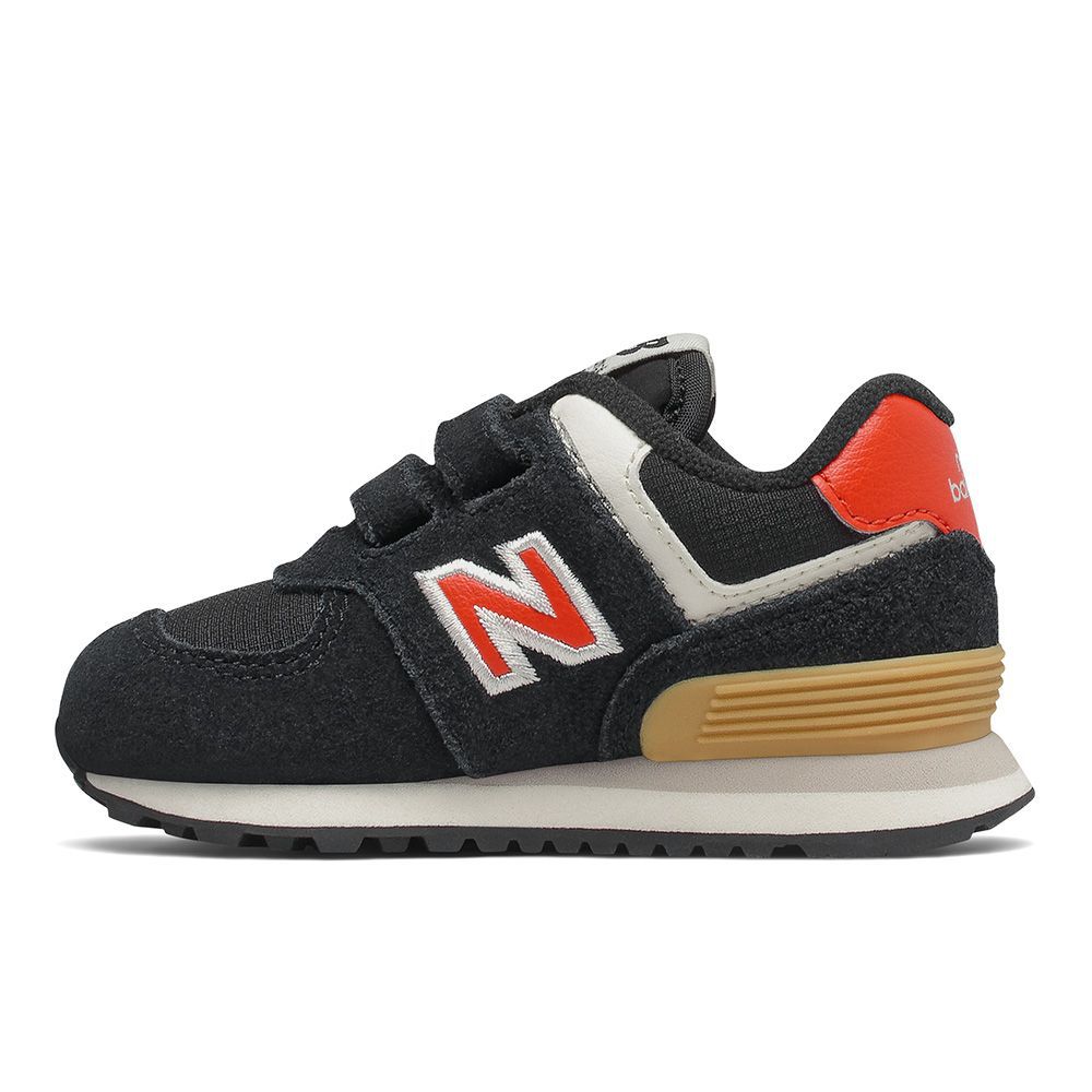 New Balance_紐巴倫 - 574 系列 小童 休閒鞋 黑/紅-IV574ML2-W
