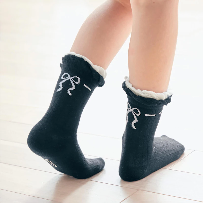 日本千趣會 - GITA 超值中筒襪五件組-獨角獸花朵