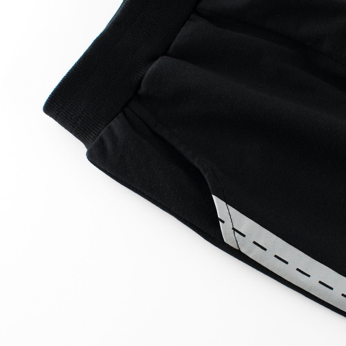 純棉長褲-高級跑車-黑色