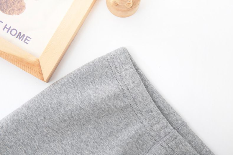 FANMOU - 加絨腰鬆緊內搭褲-蝴蝶結-黑色