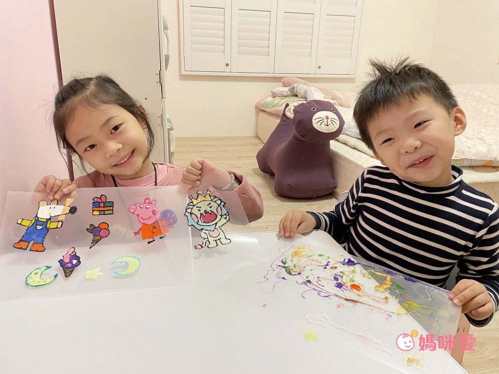 nunukids - 玩色系列- MIT無毒創意玻璃彩繪貼 - 18 大全套-盒裝