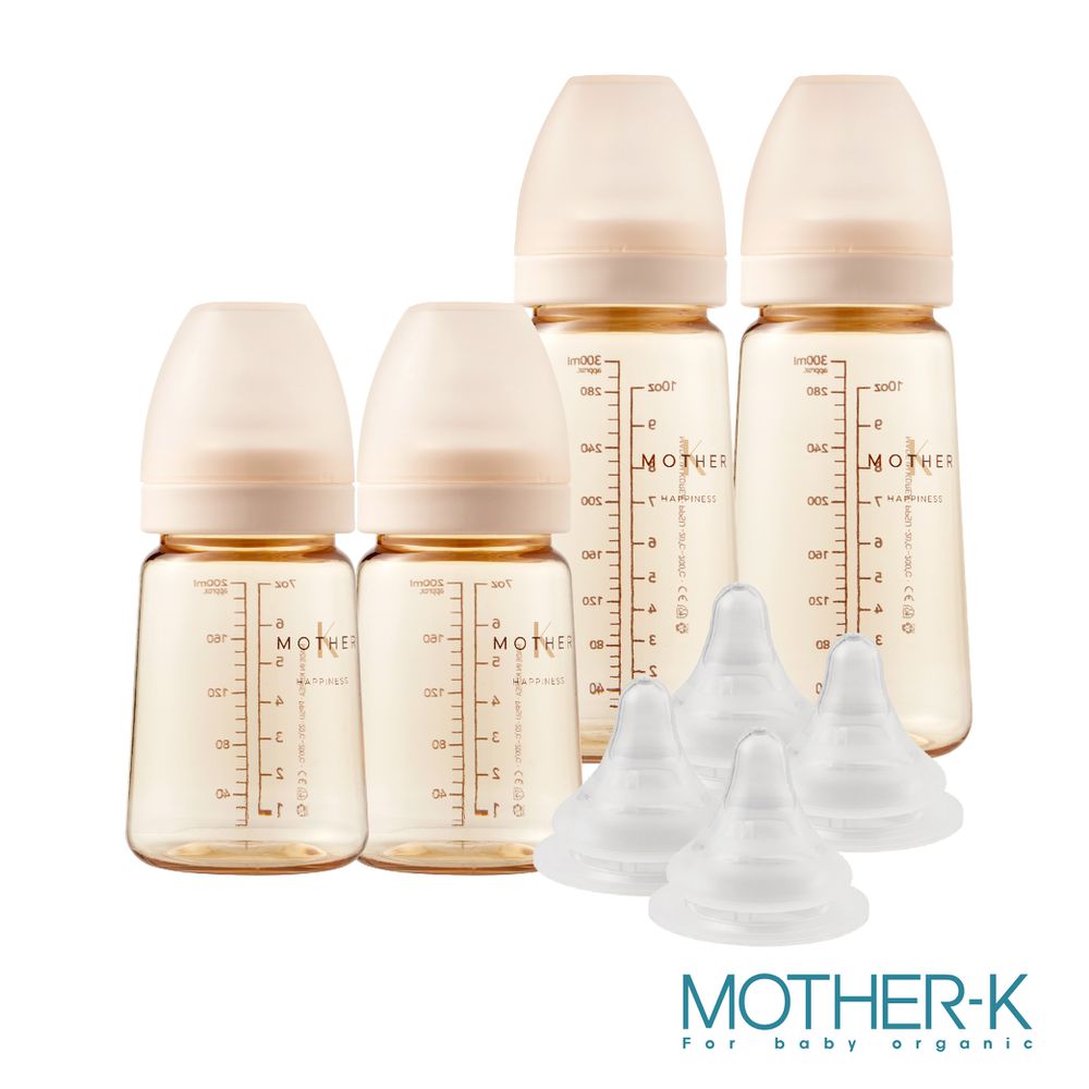 精粹極簡PPSU奶瓶新生入門組-晨曦白