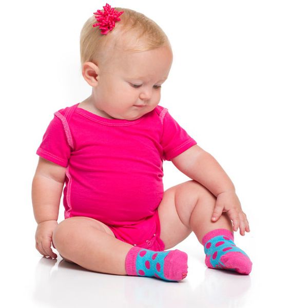 美國 juDanzy - 四入短襪組-燦爛點點 (6-12M)