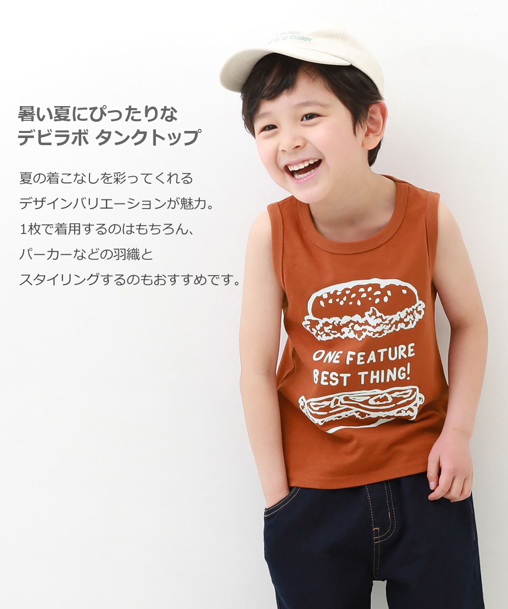 日本 devirock - 純棉百搭涼爽圓領無袖上衣-街頭少年-黑