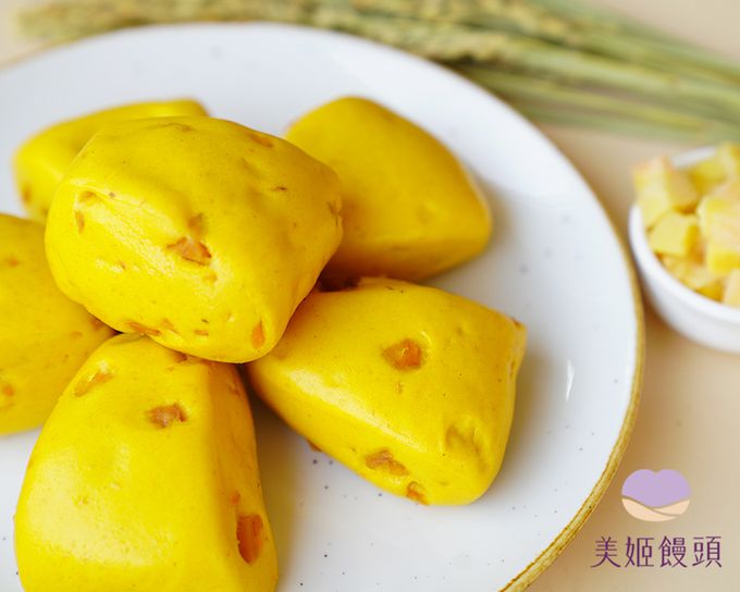美姬饅頭 - 地瓜南瓜低糖米饅頭-50g*6顆
