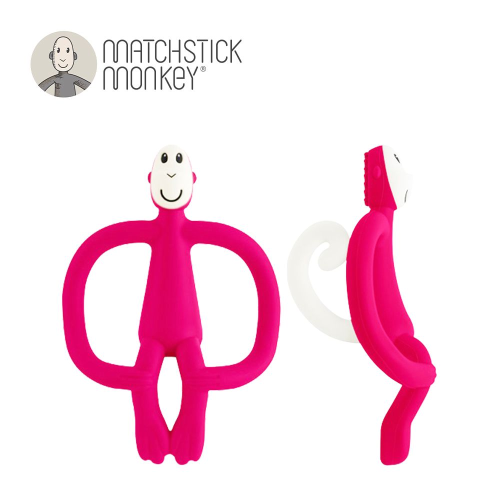 英國 咬咬猴牙刷固齒器-櫻桃猴