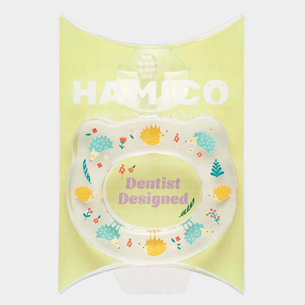 HAMICO 環形寶寶牙刷-刺蝟
