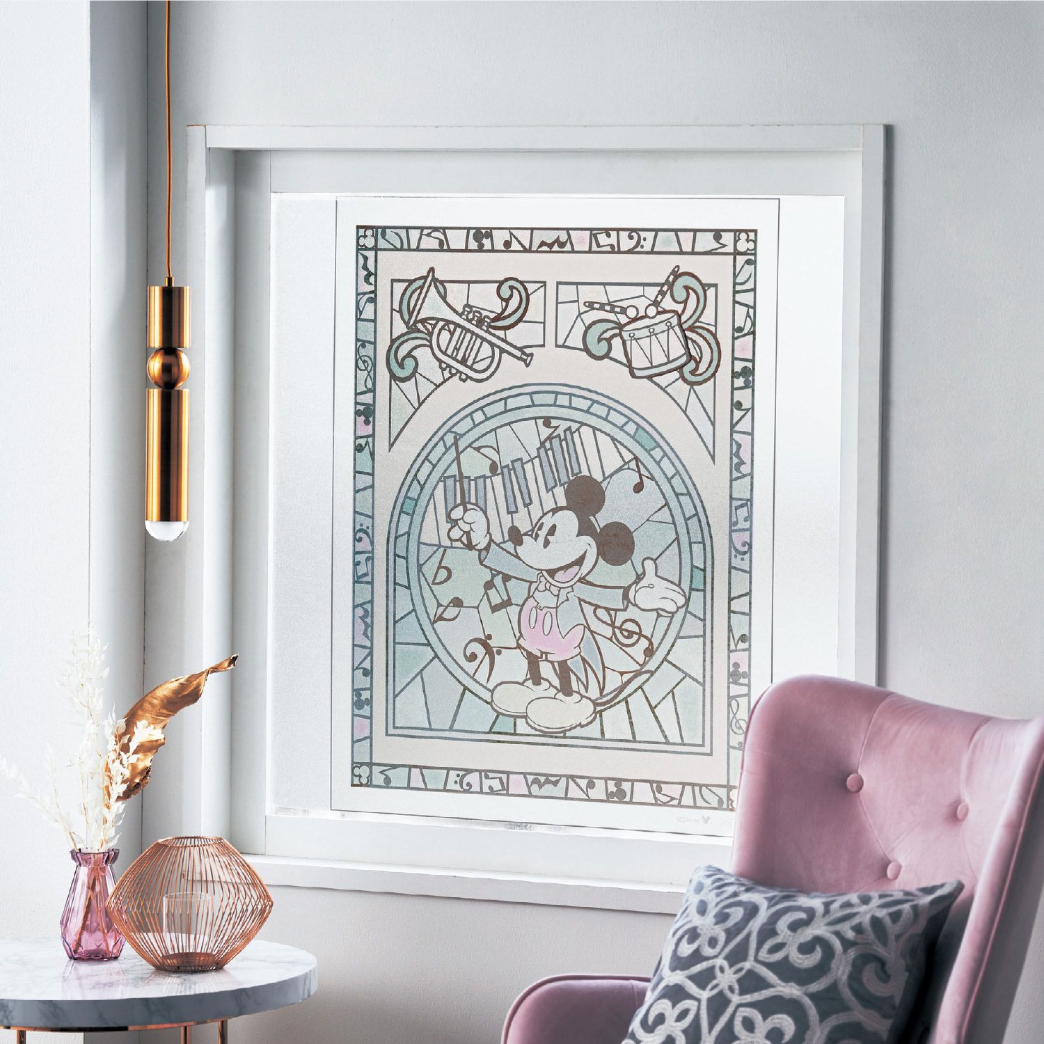 日本千趣會 - 迪士尼 日本製 90%抗UV光影窗貼(靜電式)-小熊維尼 (92×90cm)