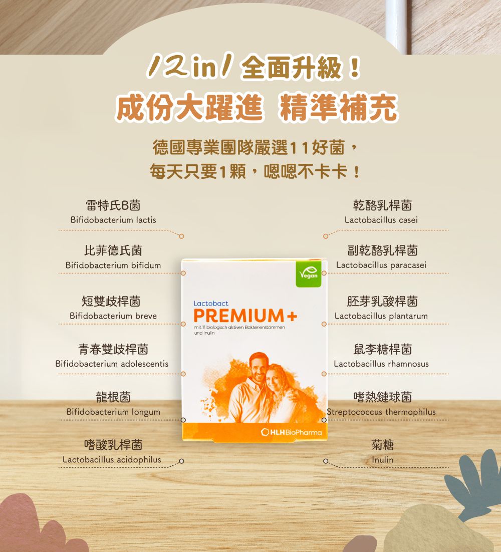 PREMIUM+優質配方膠囊益生菌PLUS(8-60歲青少年與成人專用)-30顆/盒