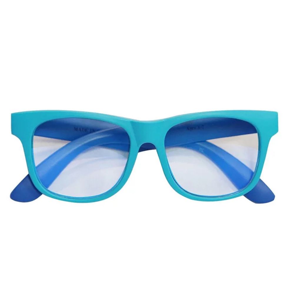 MiniTutu - 藍光眼鏡-方框藍-藍色