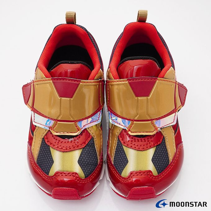 Moonstar日本月星 - 漫威授權運動系列童鞋-MVL0133紅金(中小童段)-機能運動鞋-紅金