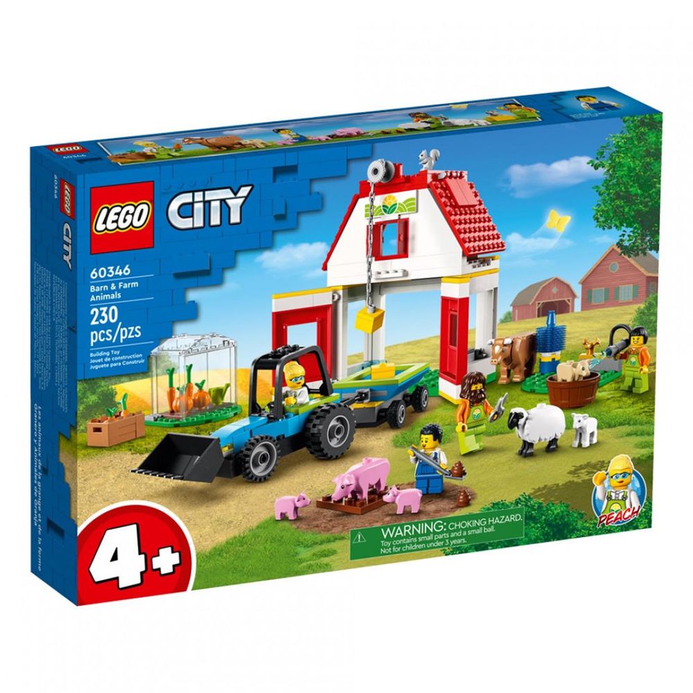 樂高積木 LEGO《 LT60346》City 城市系列 - 穀倉和農場動物-230pcs