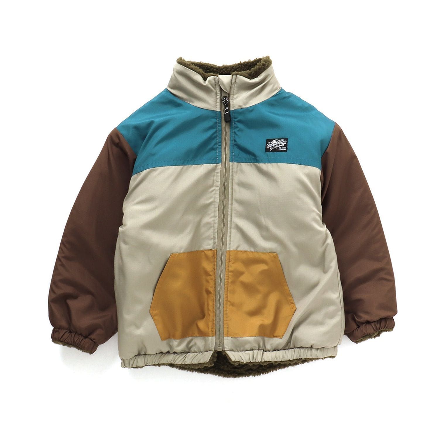 日本千趣會 - 泰迪熊短絨防風保暖外套-米杏