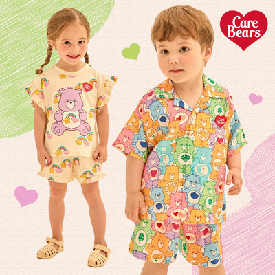 短袖新品！全球超人氣【Care Bears】聯名彩虹愛心熊 ♡