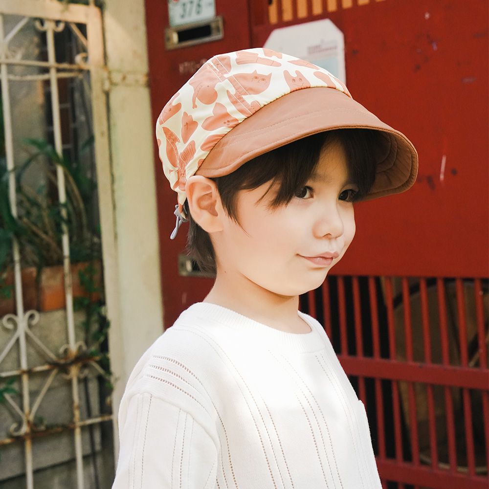 Brille Brille 兒童防曬寬簷棒球帽-脆皮雞蛋糕-禮盒包裝、頭圍46-56cm (3-10歲)
