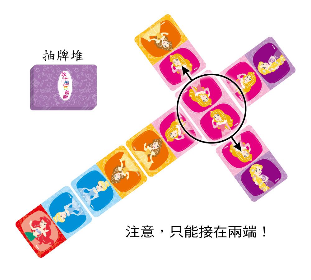 東雨文化 - 公主彩虹接龍-3歲以上