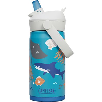 CamelBak - Flip Straw兒童吸管不鏽鋼保溫瓶 (保冰)-海洋世界 (350ML)-296G