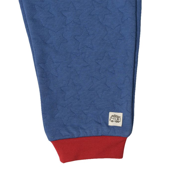 akachan honpo - 長袖鋪棉套頭家居服-消防車-藍色