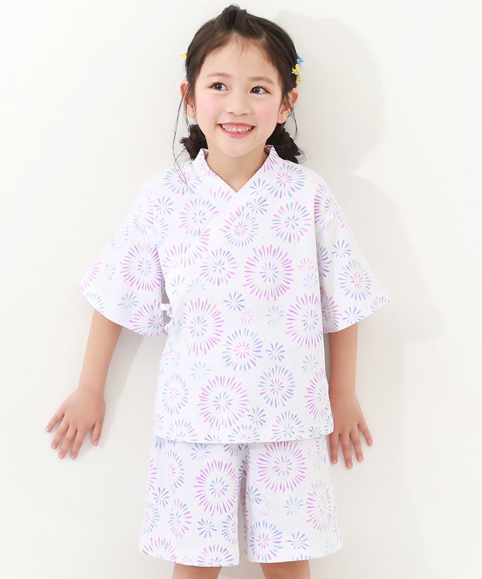 日本 devirock - 期間限定！夏日風情甚平套裝-花豹-深藍