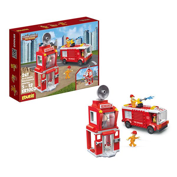 BBlocks - 基本顆粒 消防隊 消防車出發站 1002-241pcs