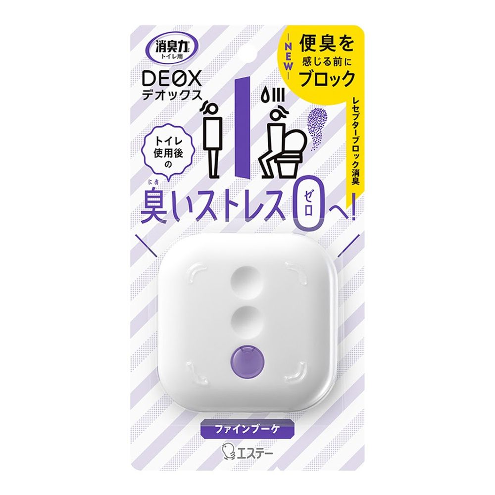 日本 ST 雞仔牌 - DEOX 浴廁淨味消臭力除臭放置型本體-精美花束-6ml
