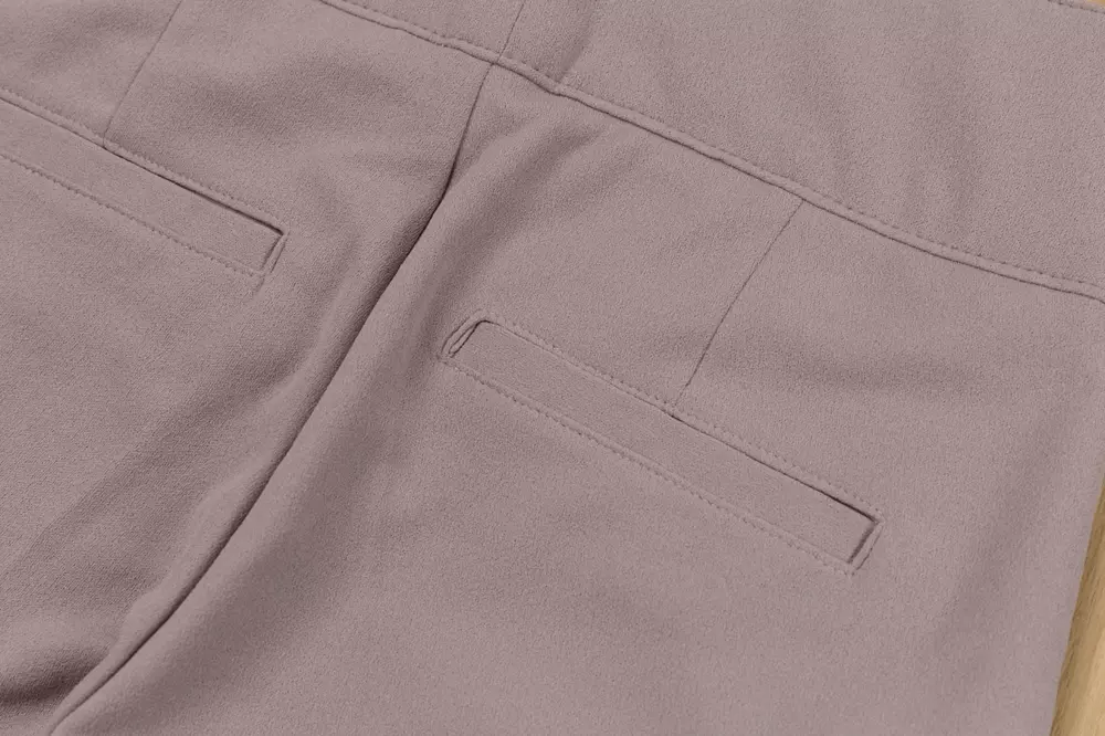 韓國 VETICA - (內磨毛)韓製顯瘦小腹收收長腿褲-灰杏